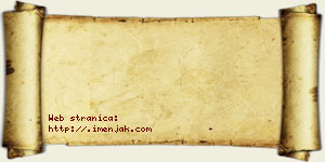 Anđela Krunić vizit kartica